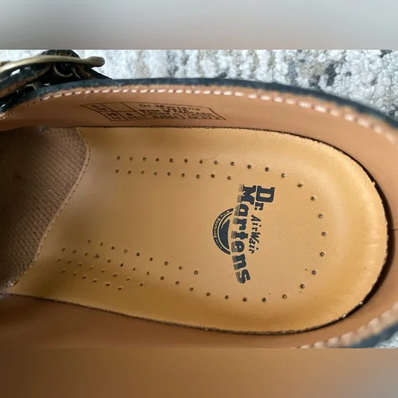 Dr Martens 8065 Mary Jane Size 8 Black Leather - Picture 8 of 9